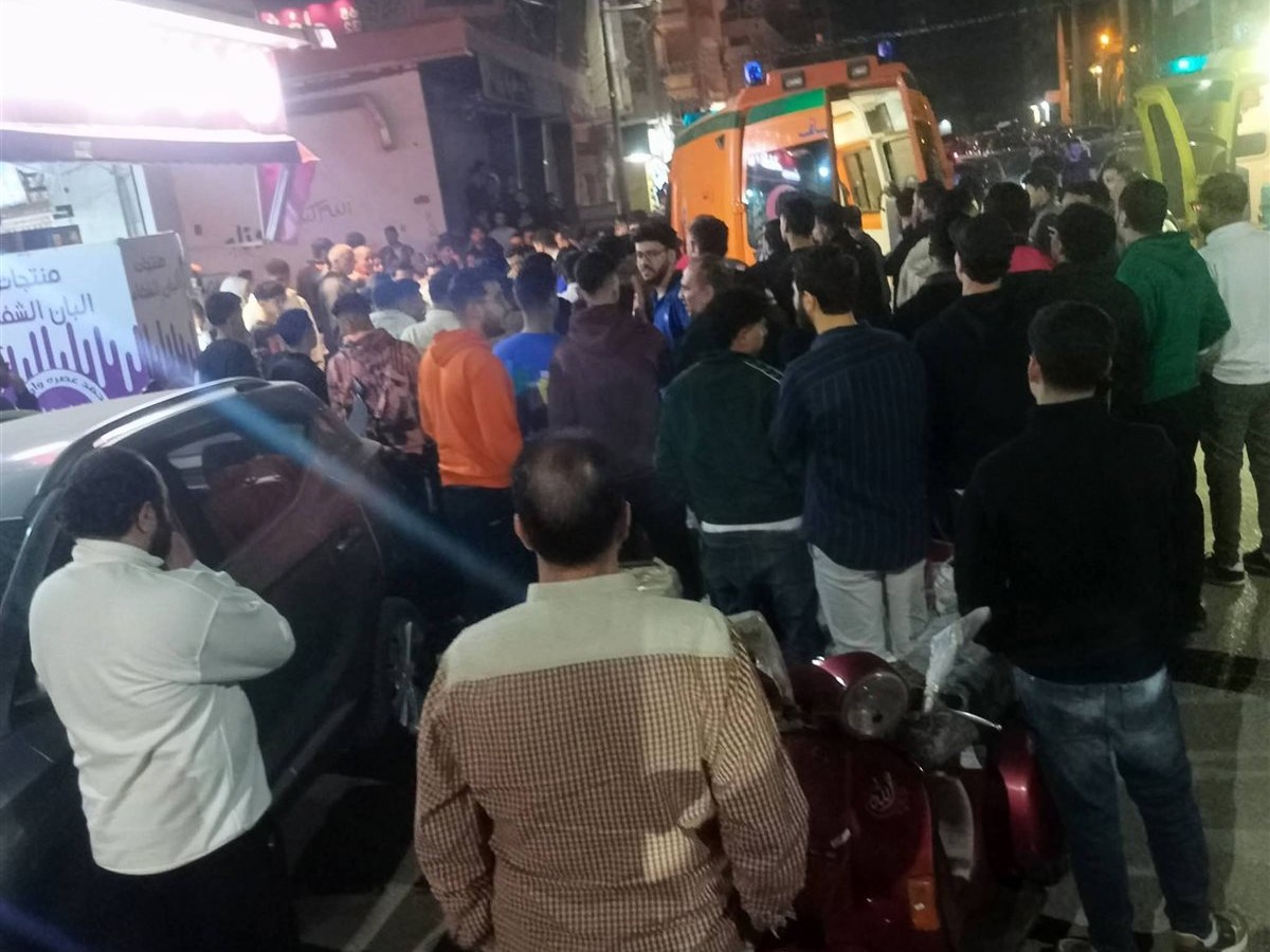 مصرع شاب وسيدة إثر سقوط مواد بناء من الطابق الـ 14 في المحلة الكبرى